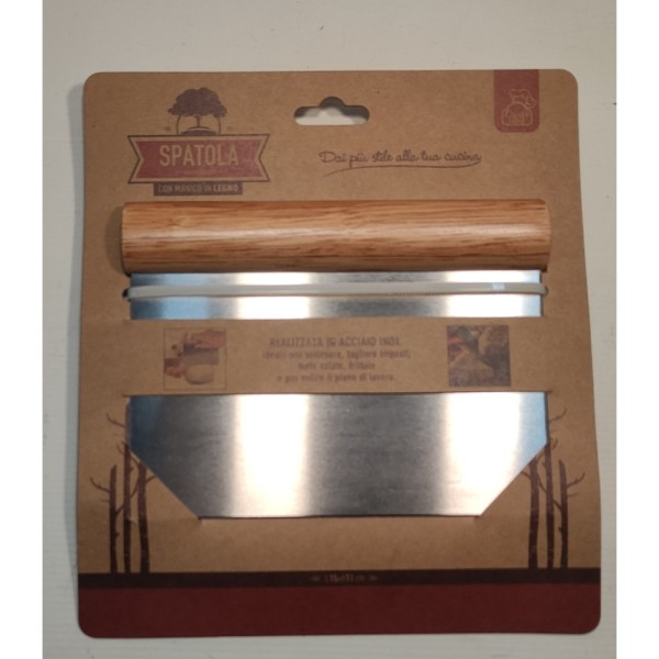 SPATOLA CON MANICO IN LEGNO