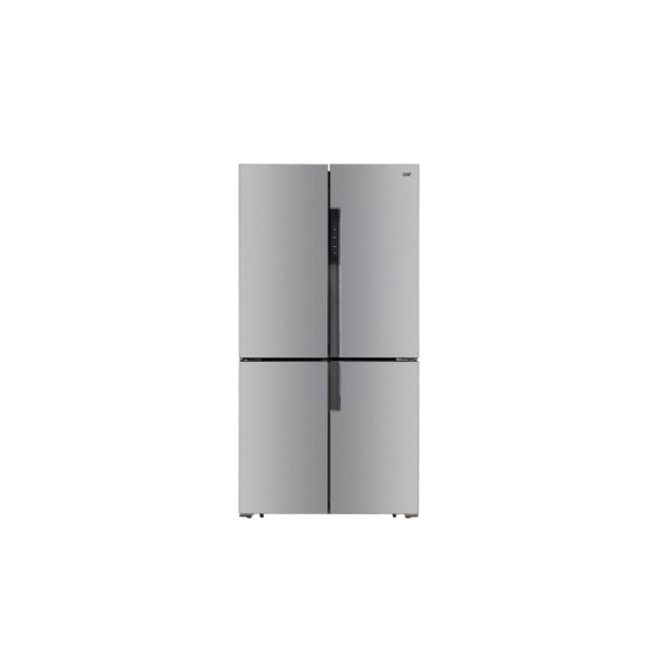 Frigo GRF CC83836X Frigorifero Inox Americano 84 cm Cross Door 4 Porte Inverter Total No-Frost Classe E, 436 Litri