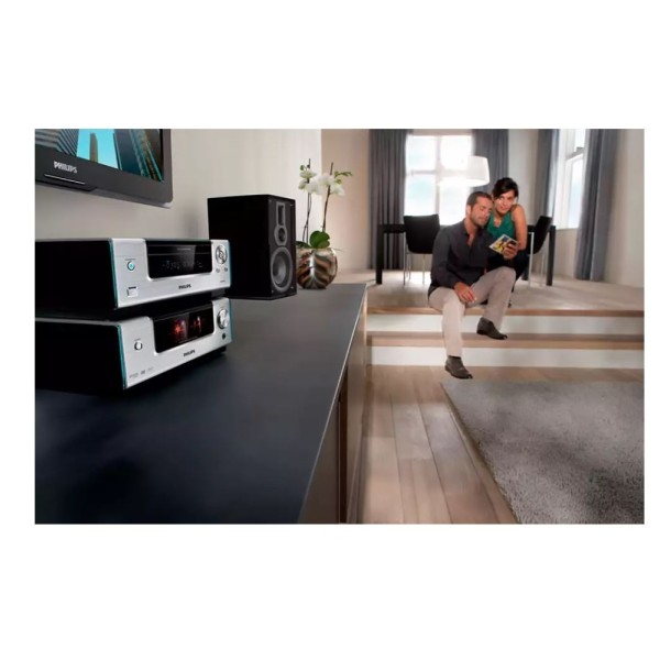 PHILIPS Heritage Audio Sistema Hi-Fi Comp. DVD MCD909/12 STEREO VALVOLA VIP 150W.