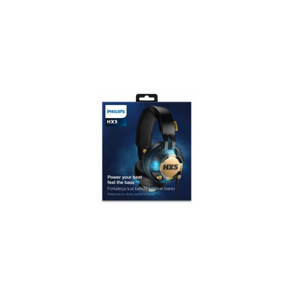 PHILIPS BEST POWER PHILIPS Cuffie con microfono SHX50 / 00 LED BLU